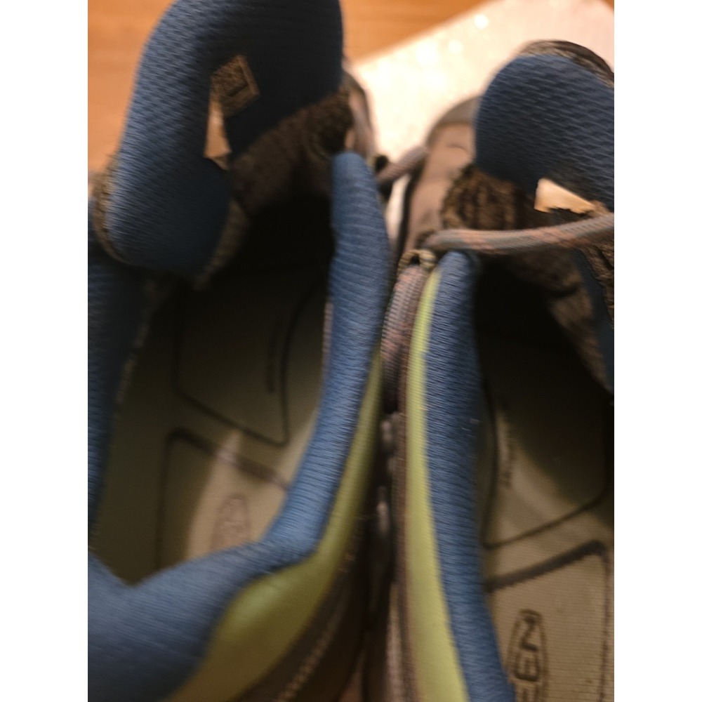 Keen Targhee 3 Gray Leather Low Top Hiking Shoes Sneakers Size 9.5 Mens. - Picture 8 of 16